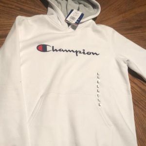 white champion hoodie